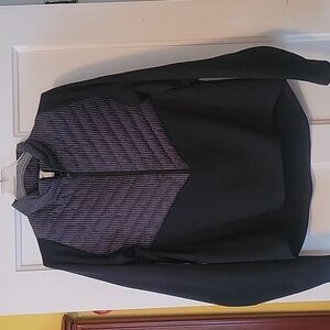 Nike Therma Fit Reflective 1/2 zip Jacket, Women's Large, Black